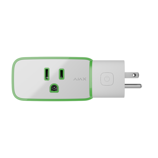 AJAX Socket White Enchufe inteligente e inalámbrico AJAX con monitor de consumo.
