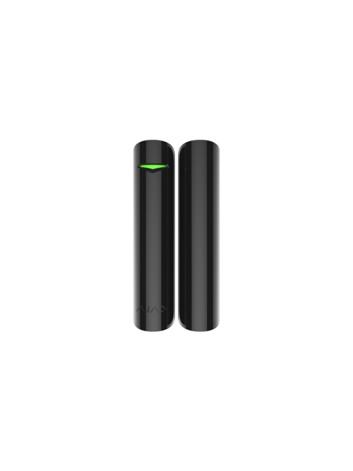 DoorProtect Plus Jeweller Black Detector inalámbrico de apertura con relé reed y sensores de impacto Negro.