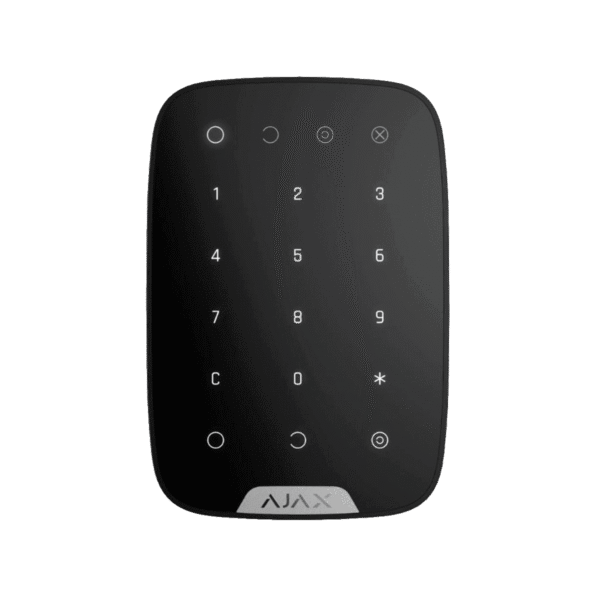 KeyPad Jeweller Black Teclado inalámbrico y táctil negro.