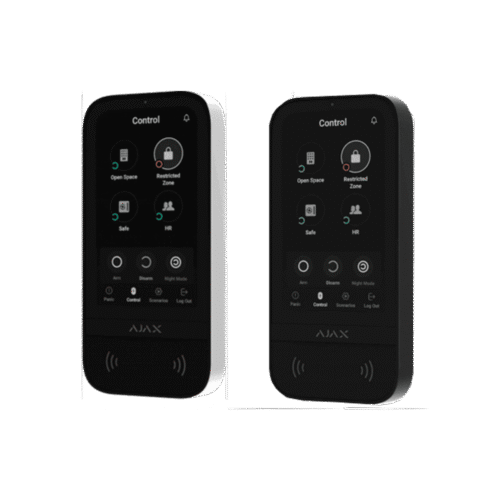 KeyPad TouchScreen Jeweller Black Teclado inalámbrico con pantalla táctil admite smartphone negro.