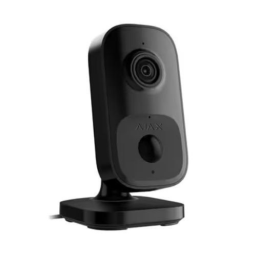 AJAX IndoorCam Black Cámara de seguridad Wi-Fi para interiores con sensor PIR negra.