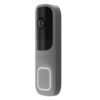 AJAX Doorbell GR3 Vídeo timbre con IA y sensor PIR integrados color gris.
