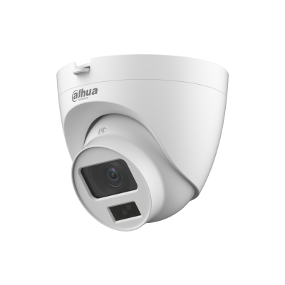 Domo HDCVI 2MP 25 Mts Smart Dual Light IR con micrófono IP67 Super Adapt