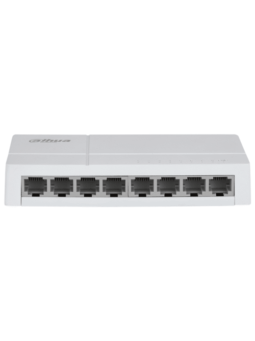 DAHUA-DHT3700021-SWITCH-DE-ESCRITORIO-8PUERTOS-FAST-ETHERNET-CARRUCEL.png Switch de Escritorio con 8 puertos Fast Ethernet